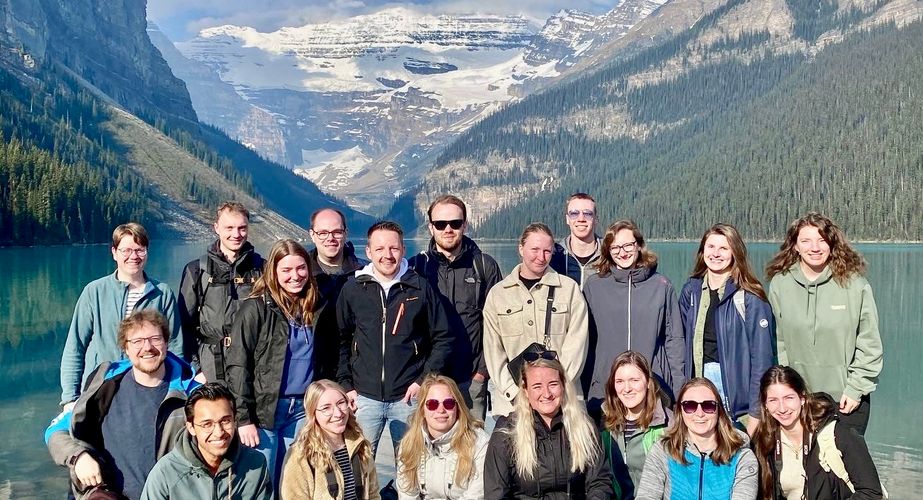 Groepsfoto Icefields Parkway Groepsfoto Icefields Parkway
